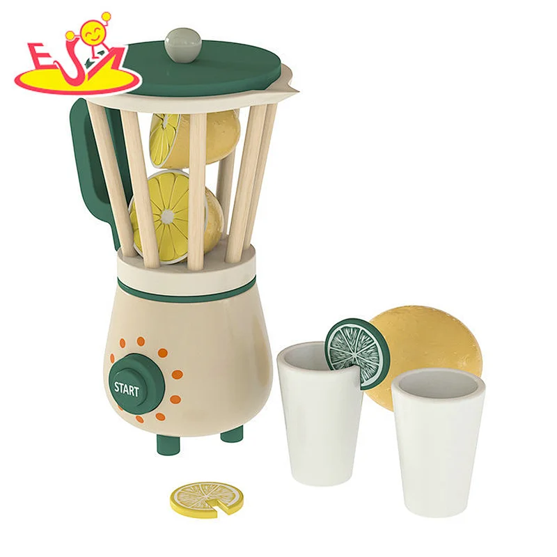 تصميم جديد معكرون لعبة مطبخ خشبية لطيفة للأطفال W10C582